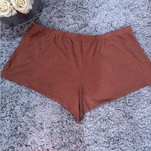 Women's Brown Sleep Shorts